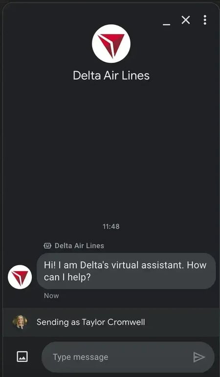 examples of ai in customer service, delta