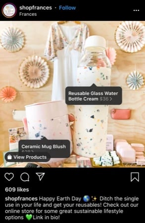 frances shoppable post