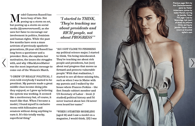 Net-a-Porter shoppable content