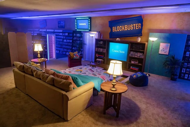 AirBnb x Blockbuster