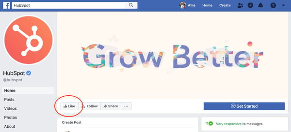 فیس بوک بازاریابی صفحه دوست دارد