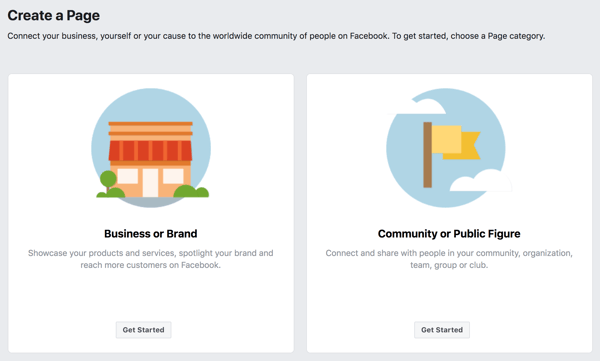 فیس بوک بازاریابی ایجاد یک صفحه