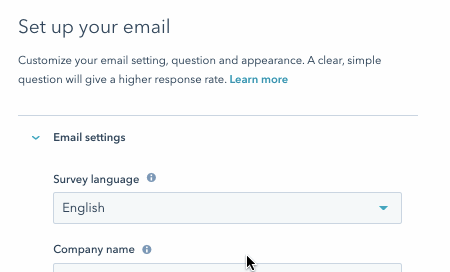 feedback form customization options