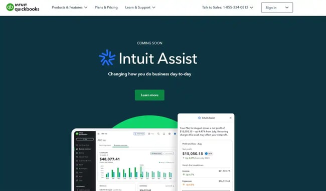 financial services automation, intuit