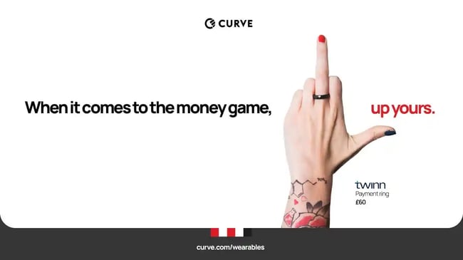 financial services marketing, curve website