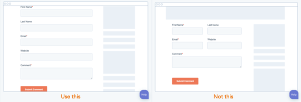 form column example