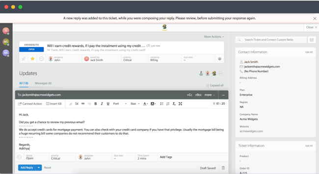 help desk software: happy fox