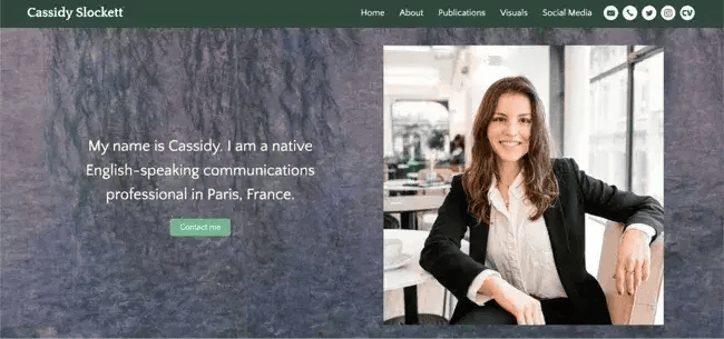 free portfolio website, journo portfolio