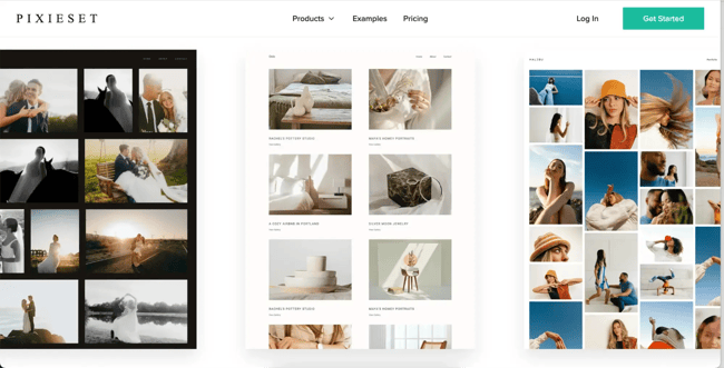 free portfolio website, pixieset
