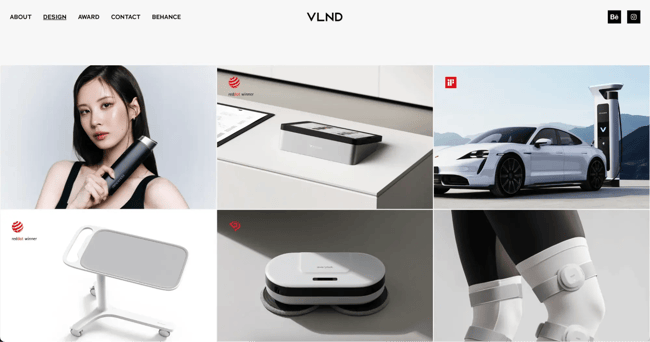 free portfolio website, vlnd