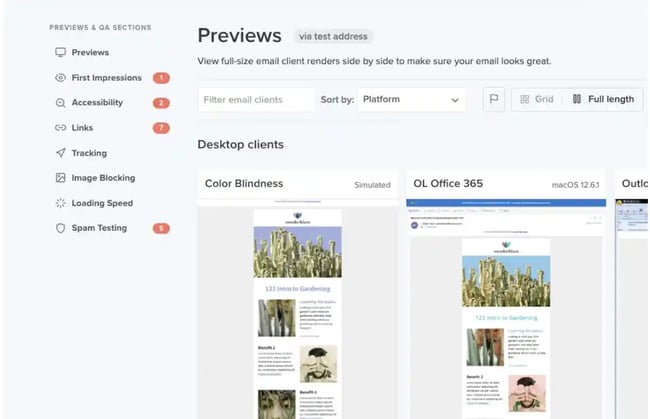 PutsMail previews
