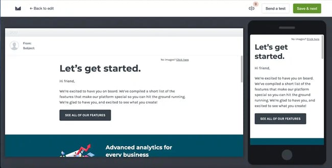 Campaign Monitor’s Inbox Preview tool
