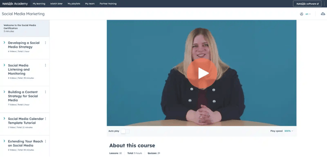 Free Social Media Marketing Courses