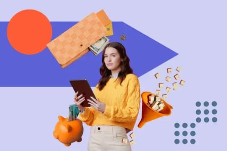woman uses frictionless sales methods to close deals