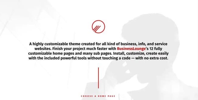 Business Lounge WordPress theme