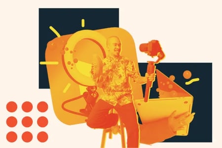 Visual metaphor for short-form video trends