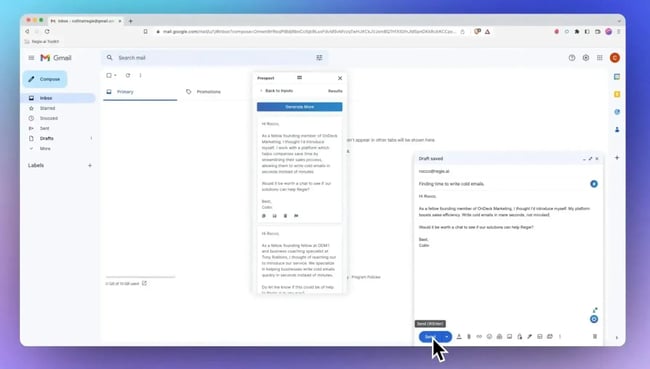 generative ai for sales, regie
