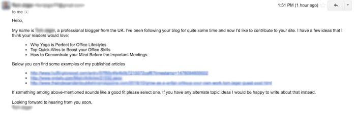 example of a good pitch