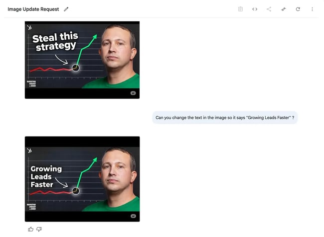 google ai studio, edit text