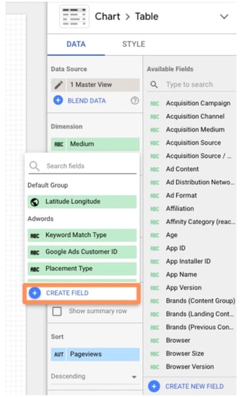 Advanced Google Looker Studio Tips: create an advanced calculated field