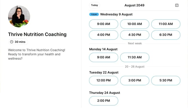 group scheduling software youcanbookme is a good tool for booking paid meetings.