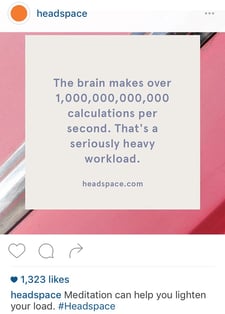 headspace-instagram-stat.jpg headspace instagram statistic post
