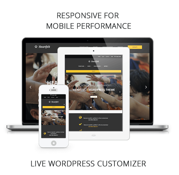 heartfelt wordpress NGO theme