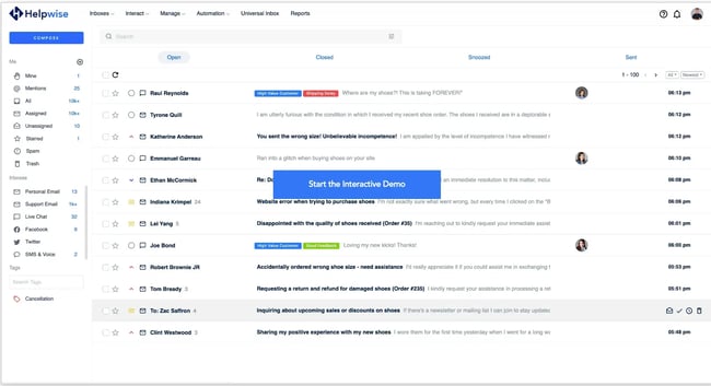 helpwise shared mailbox management solution for small to mid sized teams