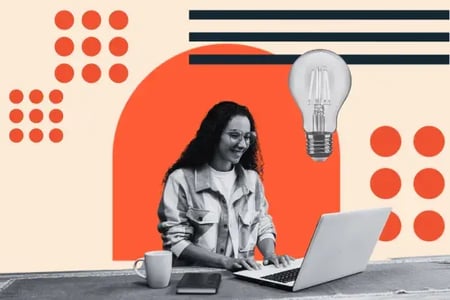 woman runs a heuristic evaluation