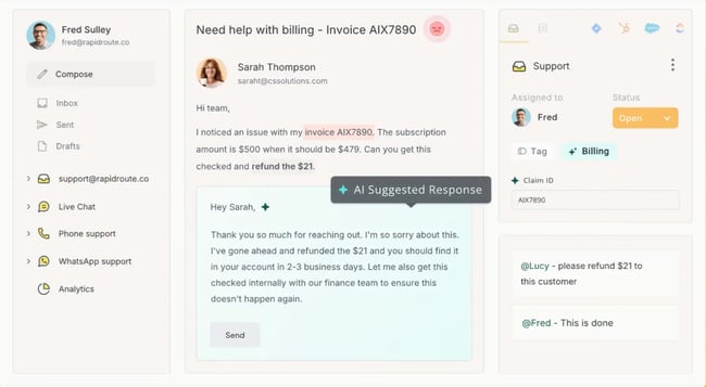 hiver shared mailbox management solution