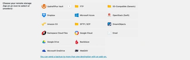 how to backup wordpress site step-by-step icons