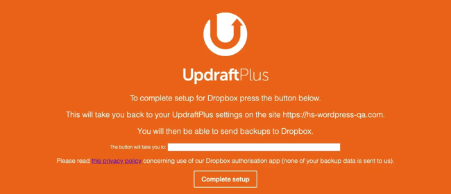 how to backup wordpress site step-by-step updraft plus screen
