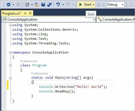 how to code c#