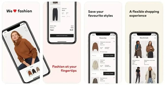 how to convert a website into an app, h&m