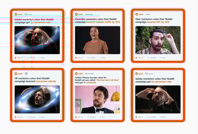 how to create a marketing strategy, six reddit posts show marketers reacting with surprise to campaign results like 3x conversion rates or 30% traffic boosts.