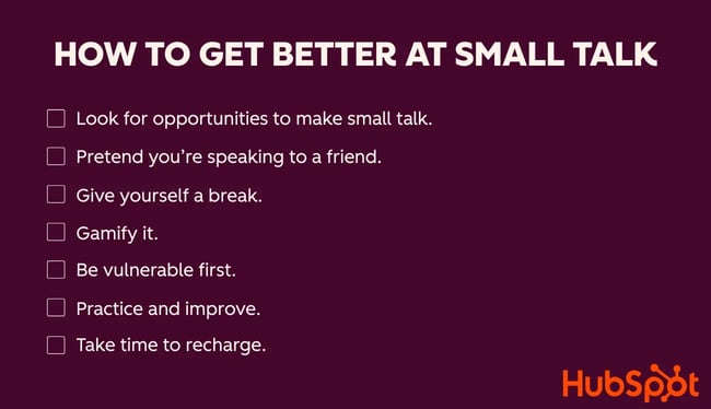 how to get better at small talk