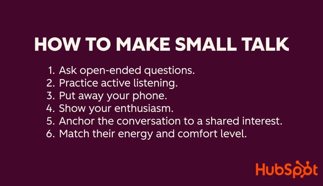 how to make small talk