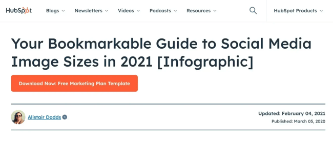how to publish an infographic blog post