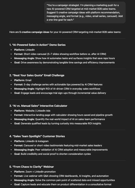 how to train chatgpt, campaign powered by gpt, ai marketing strategy