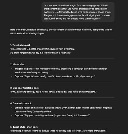 how to train chatgpt, social media strategy by ai, chatgpt tweets