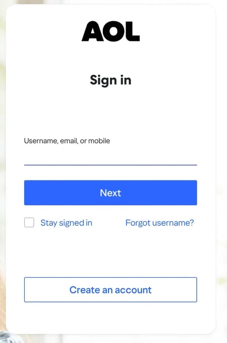 how to whitelist an email in aol login