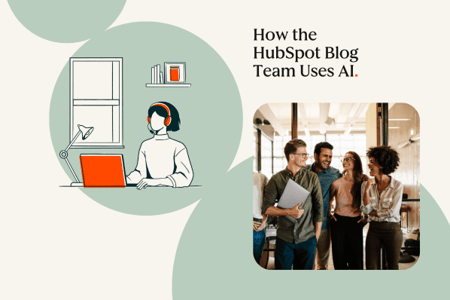 how the Hubspot blog team uses AI