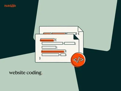 how to code a website represented by code graphic