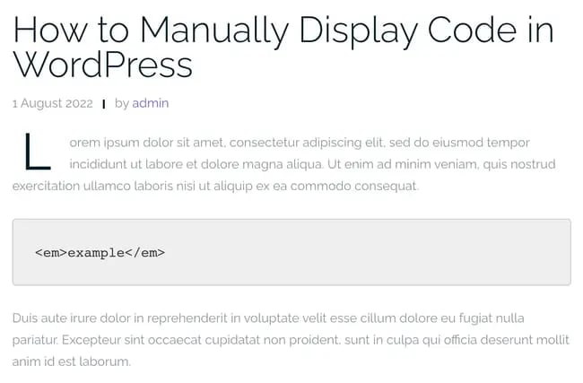 wordpress-code-block-preview-gutenberg