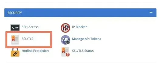 setting up ssl certificate via cpanel