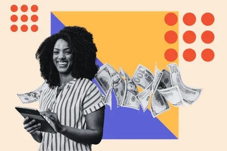 woman learns how to improve sales skills
