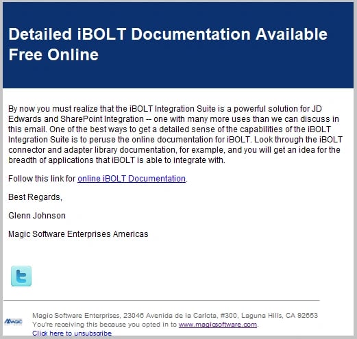 magic software 04 day 5 email