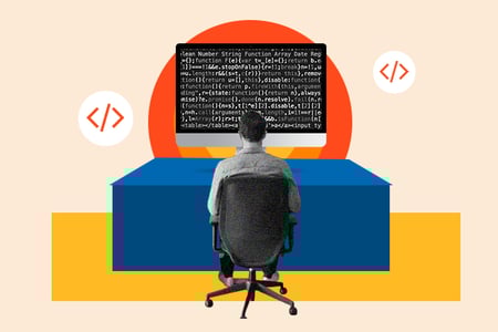 how to start Coding for beginners; student coding on a computer