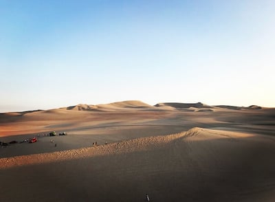 Beispielfoto – Eine Wüstenszene in Peru (bearbeitet)