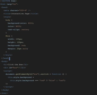 html, css, javascript